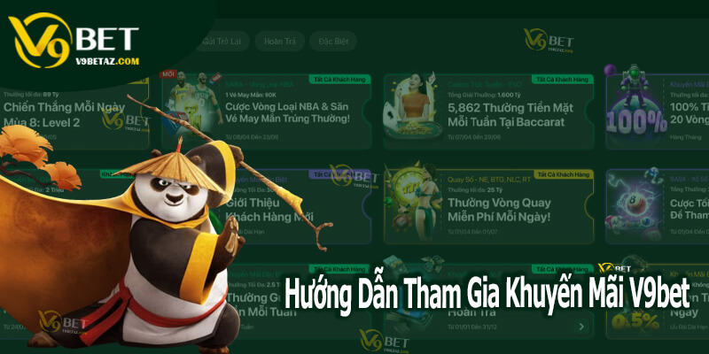 KHUYẾN MÃI 1 Hướng Dẫn Tham Gia Khuyến Mãi V9bet